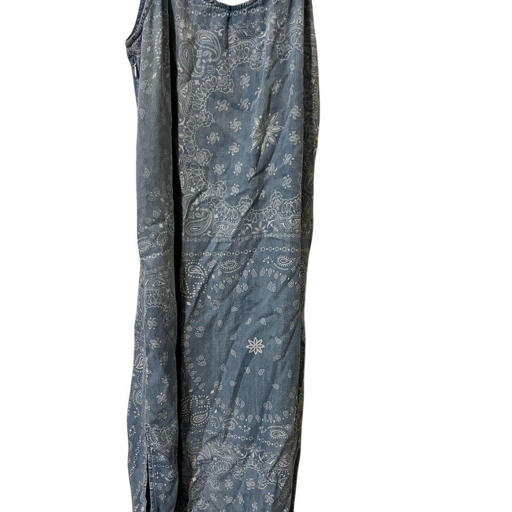 THREAD & SUPPLY Blue Country Cowgirl Bandana Dress Sz S - Picture 3 of 10